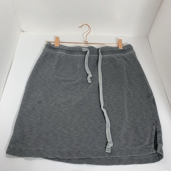 JAMES PERSE Drawstring Vintage Supima Cotton Mini Skirt Womens Size 1 - Picture 3 of 12